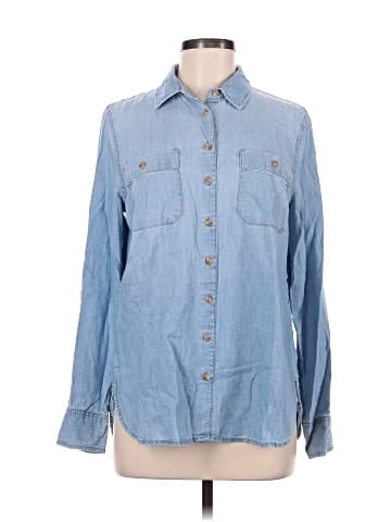 Caslon Long Sleeve Button-Down Shirt (view 1)