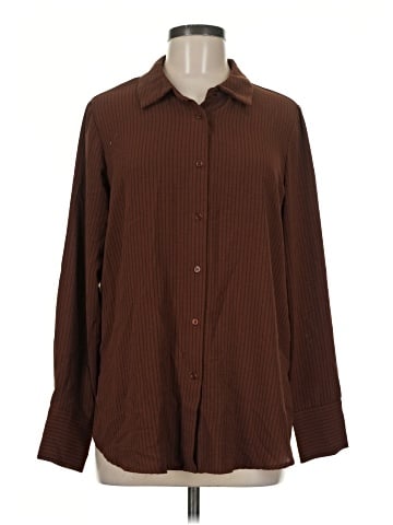 Adrianna Papell Long Sleeve Blouse (view 1)