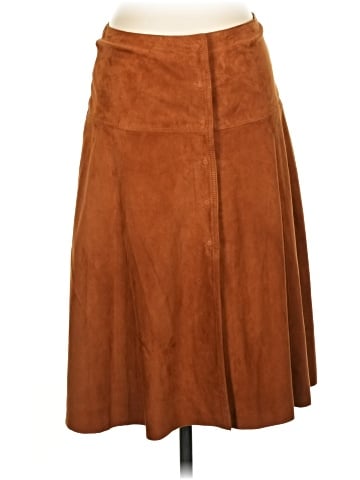 Theory Leather Skirt (view 1)