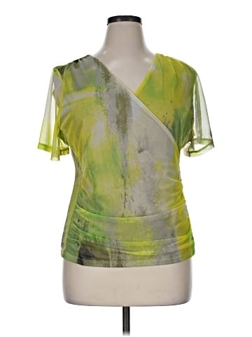 DKNY Short Sleeve Blouse (view 1)