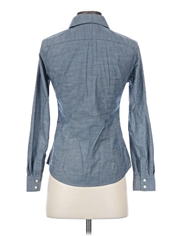 Banana Republic Factory Store Long Sleeve Button-Down Shirt (view 2)