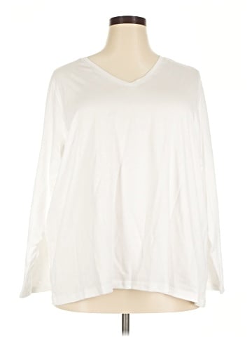 Lands' End 3/4 Sleeve T-Shirt (view 1)