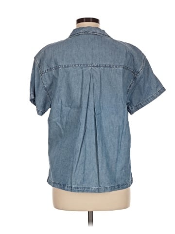 Madewell Denim Camp Shirt in Holcrest Wash (view 2)
