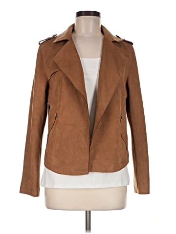 T Tahari Faux Leather Jacket (view 1)