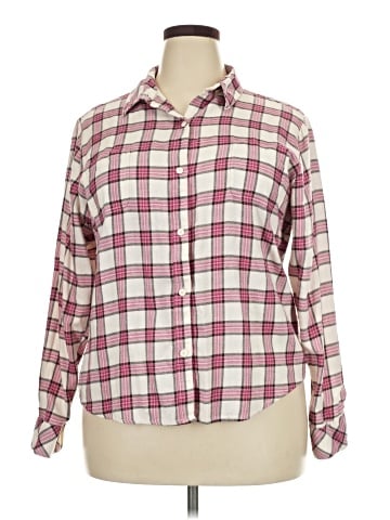 Riders by Lee Long Sleeve Button-Down Shirt (view 1)