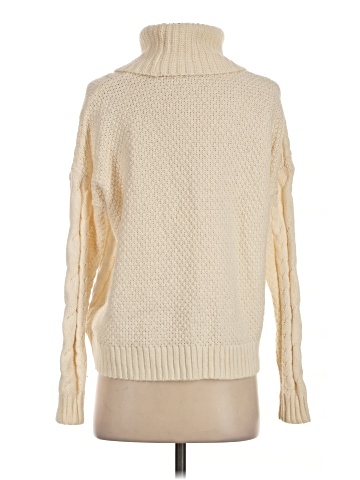 Madewell Cable Turtleneck Sweater (view 2)