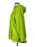 Xersion 100% Polyester Solid Green Windbreaker Size L - photo 5