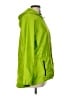 Xersion 100% Polyester Solid Green Windbreaker Size L - photo 4