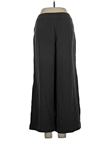 Madewell The Untailored Wide-Leg Crop Pant in Lightspun (view 2)
