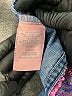 Squeeze 100% Polyester Blue Denim Jacket Size 8 - photo 4