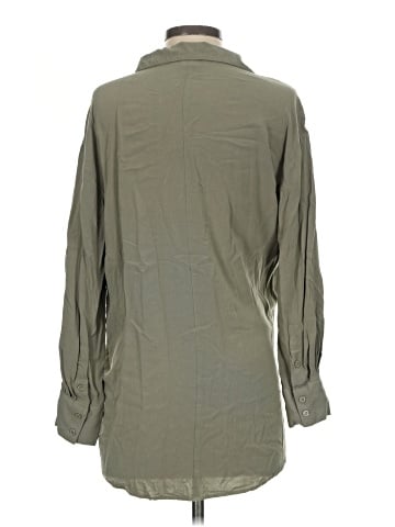 H&M Mama Long Sleeve Button-Down Shirt (view 2)