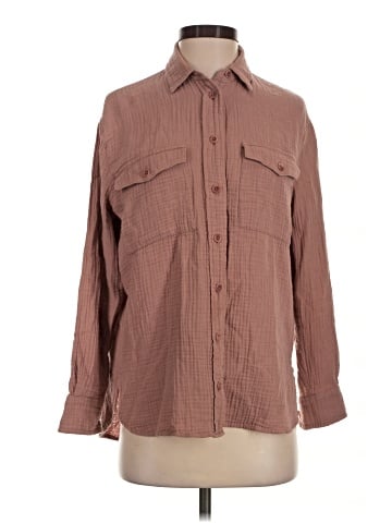 Madewell Lightspun Flap-Pocket Oversized Ex-Boyfriend Shirt (view 1)
