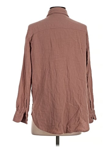 Madewell Lightspun Flap-Pocket Oversized Ex-Boyfriend Shirt (view 2)