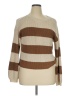 Steve Madden Stripes Tan Pullover Sweater Size XL - photo 1