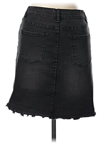 For The Republic Denim Skirt (view 2)