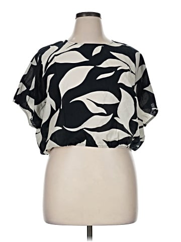 T Tahari Short Sleeve Blouse (view 1)