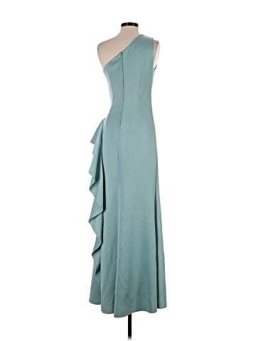 Aqua Cocktail Dress (view 2)