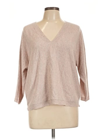 Poetry Cashmere Pullover Sweater (view 1)