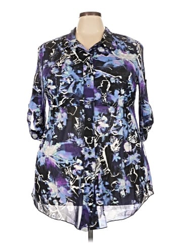 Style&Co 3/4 Sleeve Blouse (view 1)