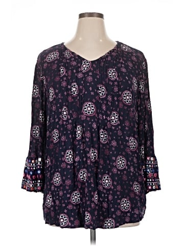 Style&Co 3/4 Sleeve Blouse (view 1)