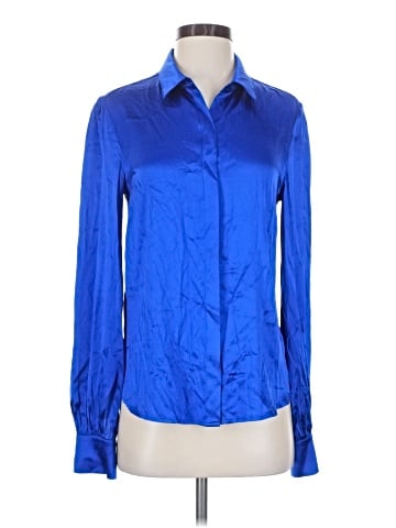 Generation Love Long Sleeve Silk Top (view 1)