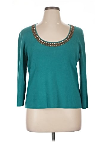 Coldwater Creek 3/4 Sleeve Top (view 1)