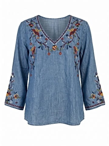 Reba 3/4 Sleeve Blouse (view 1)