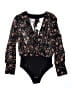 JOA 100% Polyester Black Bodysuit Size S - photo 1