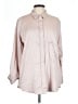 Gap 100% Polyester Pink Long Sleeve Blouse Size L - photo 1