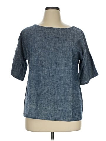 Eileen Fisher Short Sleeve Blouse (view 1)
