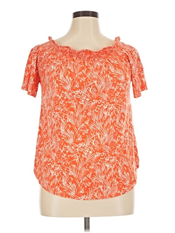 H&M L.O.G.G. Short Sleeve Blouse (view 1)