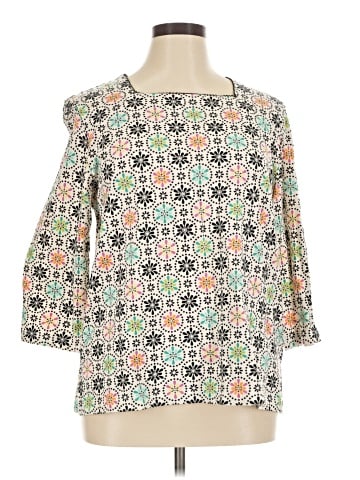 Alfred Dunner 3/4 Sleeve T-Shirt (view 1)