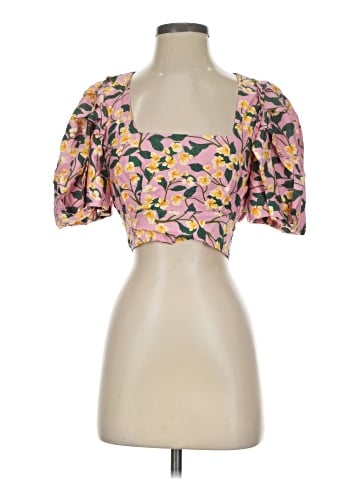 Moon River Short Sleeve Blouse (view 1)