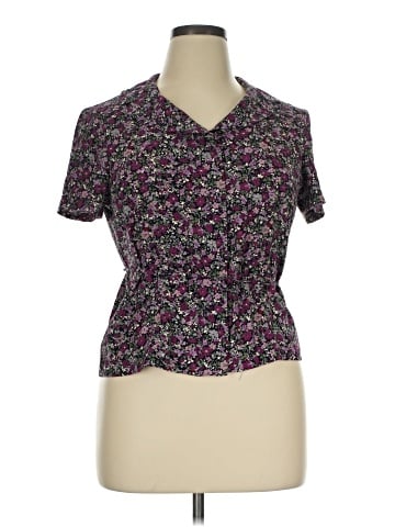 Norton McNaughton Short Sleeve Blouse (view 1)