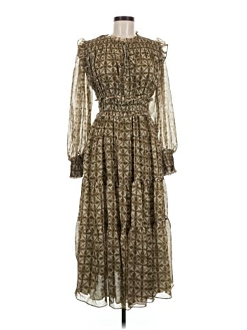 Olivaceous Casual Dress (view 1)