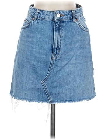 Topshop Denim Skirt (view 1)