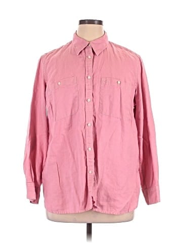 Lauren by Ralph Lauren Long Sleeve Button-Down Shirt (view 1)