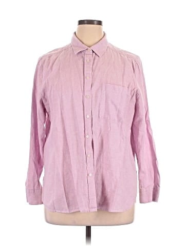 Ann Taylor LOFT Long Sleeve Button-Down Shirt (view 1)