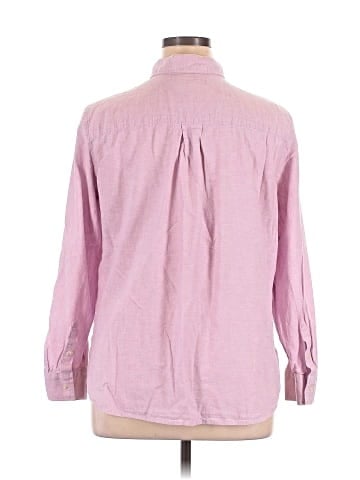 Ann Taylor LOFT Long Sleeve Button-Down Shirt (view 2)