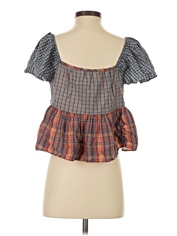 American Eagle Outfitters Short Sleeve Blouse (view 2)