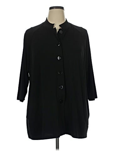 Ulla Popken 3/4 Sleeve Blouse (view 1)
