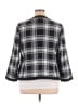 Kasper Plaid Black Blazer Size 14 - photo 2