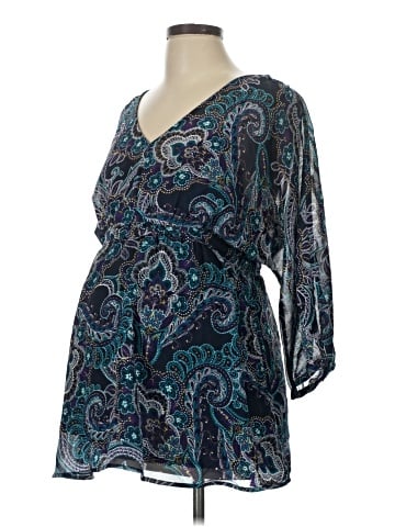 Motherhood 3/4 Sleeve Blouse (view 1)