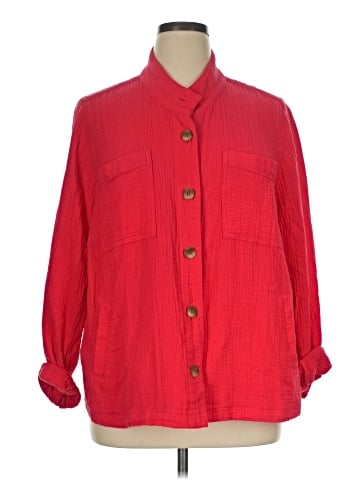 J.Jill 3/4 Sleeve Button-Down Shirt (view 1)