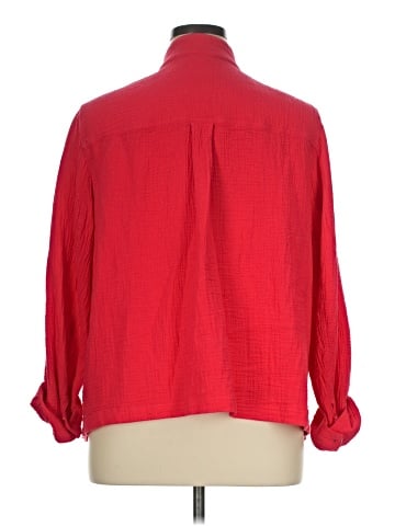 J.Jill 3/4 Sleeve Button-Down Shirt (view 2)