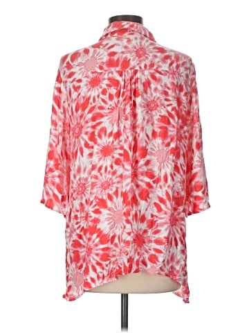 Ruby Rd. 3/4 Sleeve Button-Down Shirt (view 2)