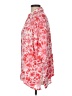Ruby Rd. 100% Rayon Floral Pink 3/4 Sleeve Button-Down Shirt Size L - photo 5