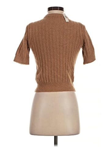 Madewell Short Puff-Sleeve Cardigan (view 2)