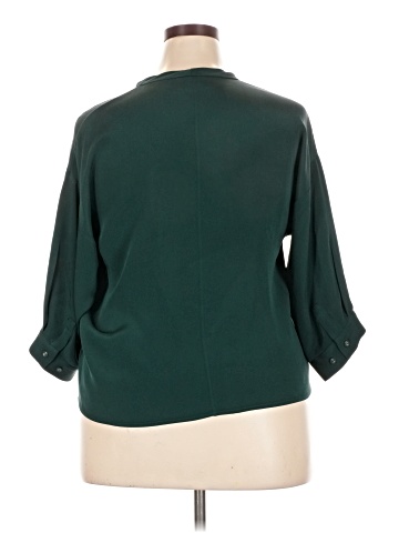 Rachel Comey 3/4 Sleeve Silk Top (view 2)