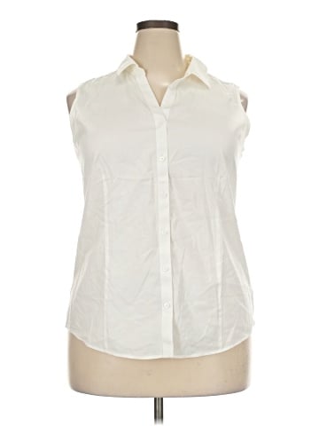 Talbots Sleeveless Button-Down Shirt (view 1)